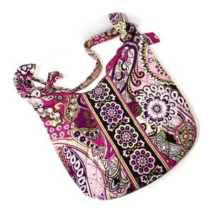 Vera Bradley Olivia Bag Retired Print Very Berry Paisley